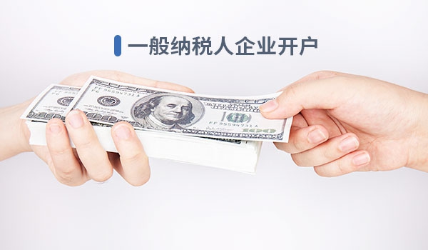一般纳税人企业开户